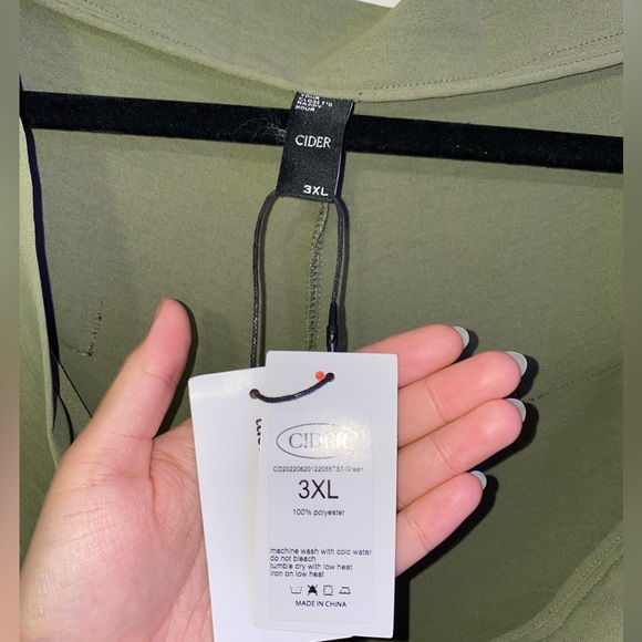 3x Olive green straight leg trouser. - Picture 3 of 3